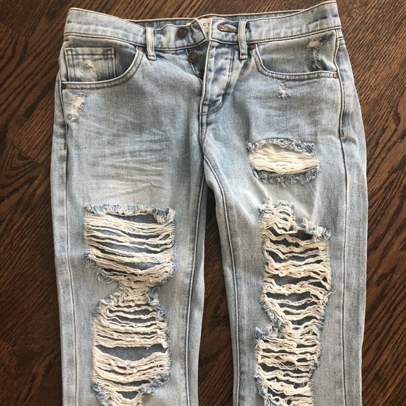 Pacsun ripped boyfriend jeans size 23 - Picture 4 of 4